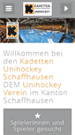 Mobile Screenshot of kadetten-unihockey.ch